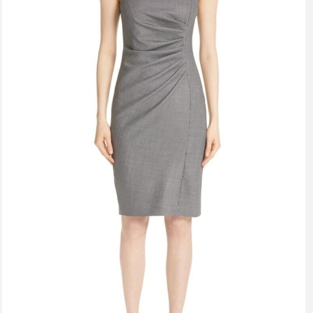 Elegant Gray Sleeveless Dress